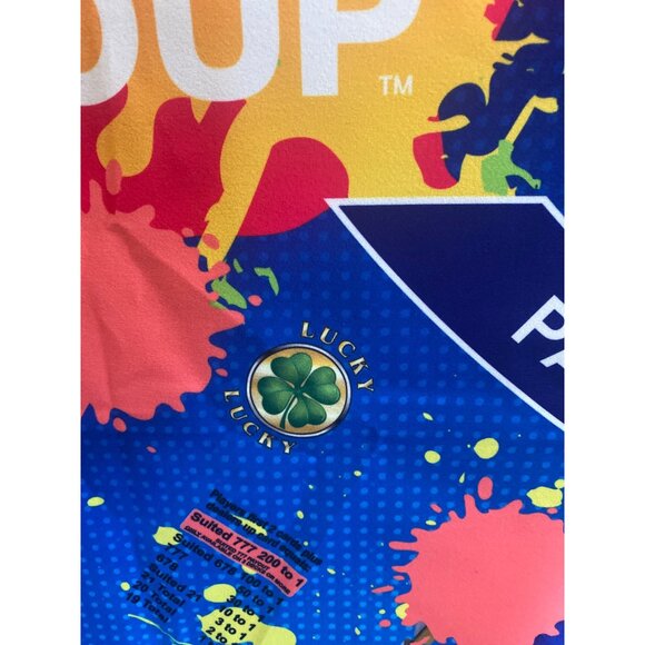 Authentic Luxor Las Vegas Blackjack Felt Blue Man Group Casino Layout - Picture 12 of 16